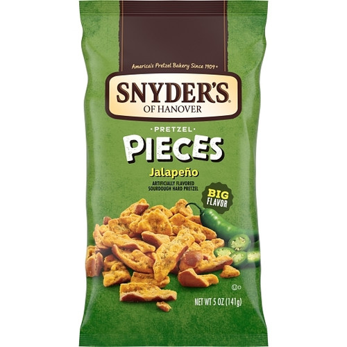 Snyder s Of Hanover Snyders Of Hanover Pretzels Jalapeno, 5 Ounce, 8 Per Case